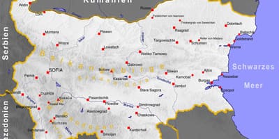 地図のブルガリアシーサイド