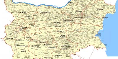 ブルガリアの国-地図